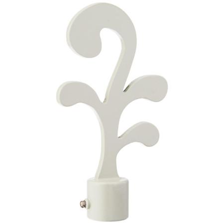 Embout Tringle Rideaux Design Blanc Cassé Ateliers 28