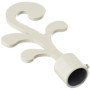 Embout Tringle Rideaux Design Blanc Cassé Ateliers 28