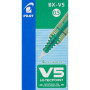 Pilot V5 Hi-Tecpoint Stylo Bille Vert 0.5mm