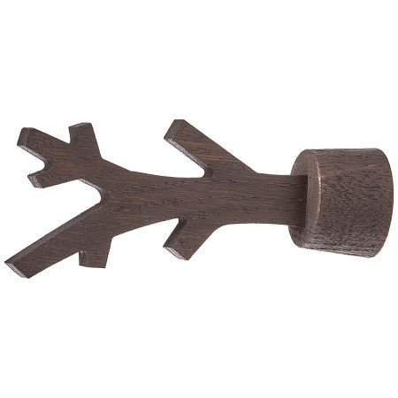Embout Rideau Bois Wengé - Ateliers 28