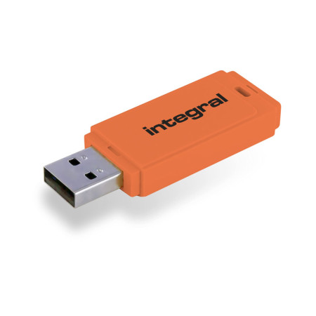 Clé USB Integral 64 Go Orange - Stockage USB