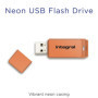 Clé USB Integral 64 Go Orange - Stockage USB