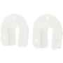 Supports Rideaux Ateliers 28 - Blanc - Sans Perçage