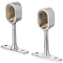 Supports tringle à rideaux Ateliers28 - Chrome