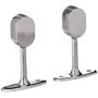 Supports tringle à rideaux Ateliers28 - Chrome
