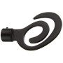 Embout Rideaux Twist D20 Noir Mat - Ateliers 28