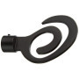 Embout Rideaux Twist D20 Noir Mat - Ateliers 28