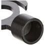 Embout Rideaux Twist D20 Noir Mat - Ateliers 28