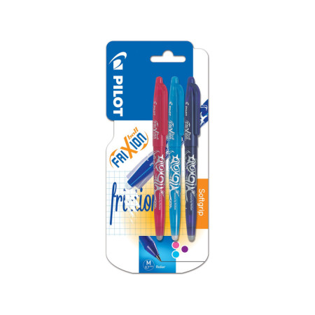 Stylos Pilot FriXion Ball Effaçables - 3 Couleurs