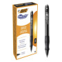 Stylos BIC Gel-ocity Original, Pointe Moyenne, Noir (Lot de 12)