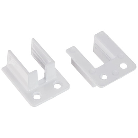 Crochets Fixation Rail Coulissant Ateliers 28 - Blanc