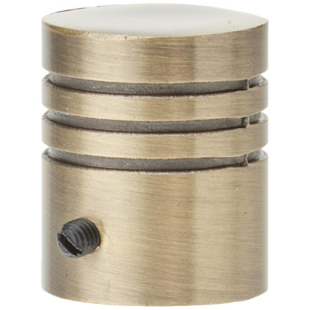 Embouts Rideaux Cylindre Bronze Ateliers 28