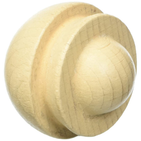 Embout Tringle Rideaux Bois Beige - Ateliers 28