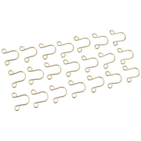 Crochets Lyres Dorés - Lot de 28
