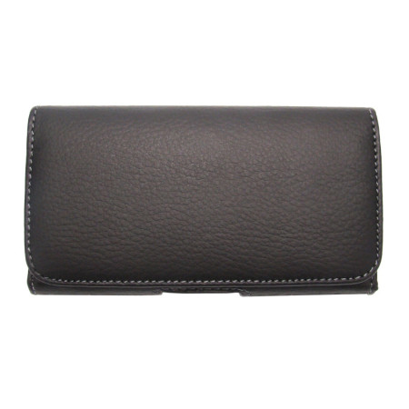 Etui Téléphone Omenex Simili Cuir Noir Taille L