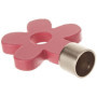 Embout Rideau Fleur Rose Prune - Ateliers 28