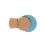 Embouts Rideaux Eclipse HOMEMAISON - 28mm Bleu Pastel