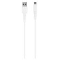 Câble USB Micro USB T'nB Blanc 1m - Charge Rapide