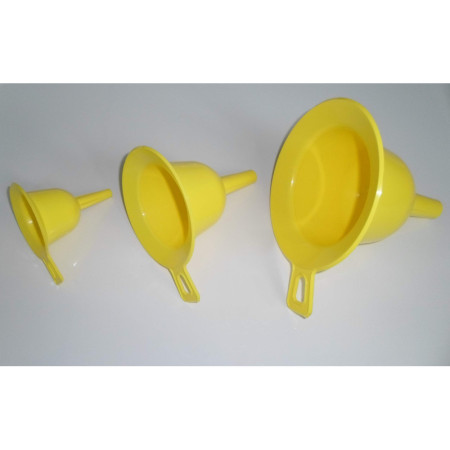 Entonnoirs Plastique Jaune Kimmel - Lot de 3