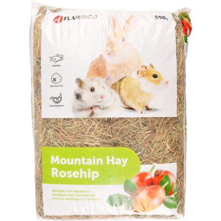 Foin de Montagne Eglantier Flamingo 500g