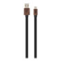Câble USB-C T'nB Wood - 2m - Noir