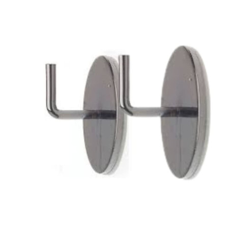 Supports Adhésifs Rideaux Métal Noir - Ateliers 28