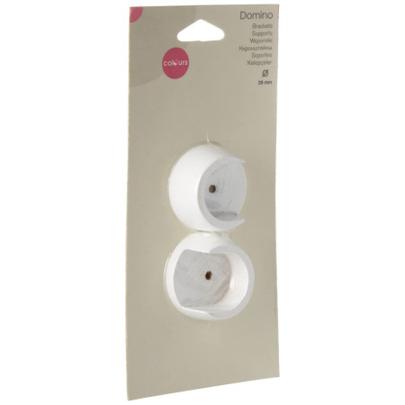 Supports Domino Ateliers28 - Blanc - 28mm