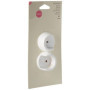 Supports Domino Ateliers28 - Blanc - 28mm