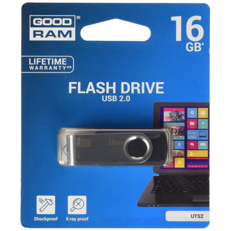 Clé USB GoodRAM UTS2 16 Go - Garantie à vie