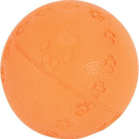 Balle Zolux Chien 6cm Orange - Jouet Résistant