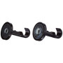 Supports tringle rideau Ateliers 28 - Noir 8cm