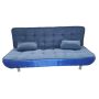 Canapé convertible clic-clac MISHAN en tissu - Bleu