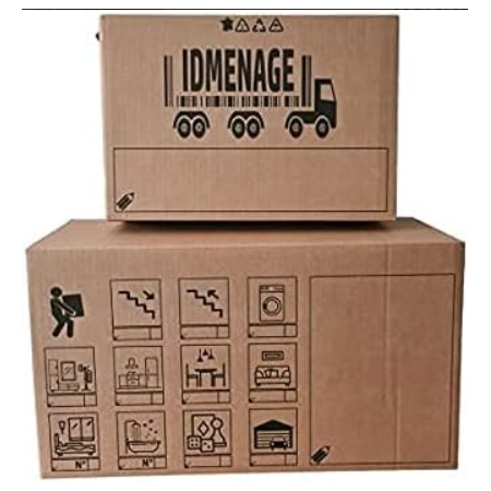 Cartons Déménagement Livre 40cm - Lot de 10