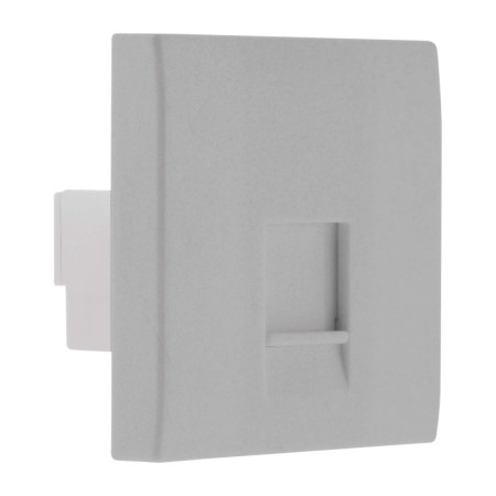 Prise RJ45 Simplea : Encastrée, Blanc, Noir, Argent
