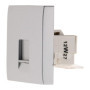 Prise RJ45 Simplea : Encastrée, Blanc, Noir, Argent