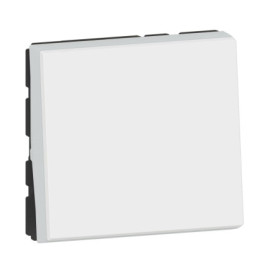 Poussoir Legrand Mosaic Easy-LED Blanc