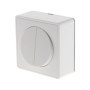 Interrupteur Double Va-et-vient Blanc 10A