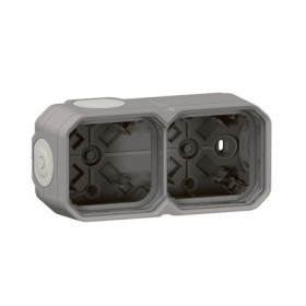 Boîtier Saillie Legrand Plexo Double Gris