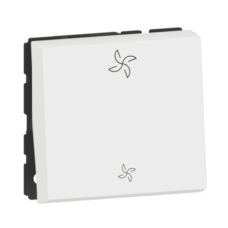 Interrupteur VMC Legrand Mosaic Blanc 2 Modules