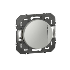 Poussoir Legrand Dooxie - Voyant Lumineux Aluminium