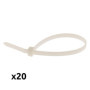 Colliers Câblage Transparents - Lot de 20