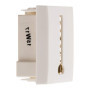 Prise Téléphonique 8 Plots Blanc Simplea