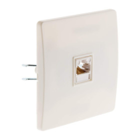 Prise RJ45 Murale Blanche Encastrable