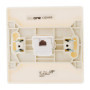Prise RJ45 Murale Blanche Encastrable