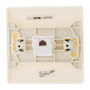 Prise RJ45 Murale Blanche Encastrable