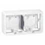 Cadre Mosaic Legrand 4 Modules Blanc