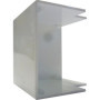 Angle Extérieur Goulotte Câble Gris - Lot de 2