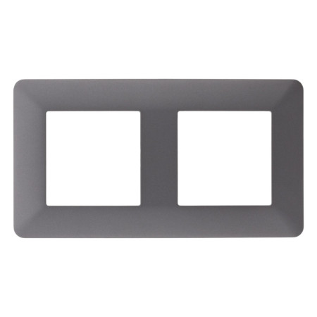 Plaque finition double Gris Anthracite Artezo