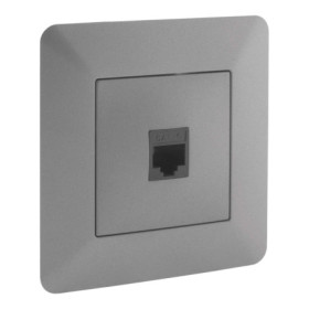 Prise RJ45 CAT6 Gigabit Ethernet Titanium