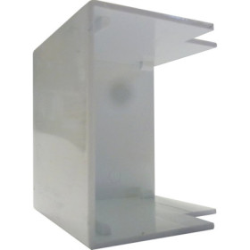 Angle Extérieur Goulotte Gris - 2 Pièces